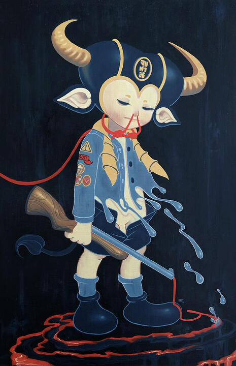 "Futile" 40 x 60 cm oil on canvas 2018