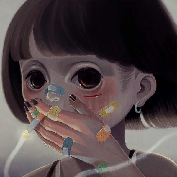 "Another Day" 100 x 100 cm oil on canvas