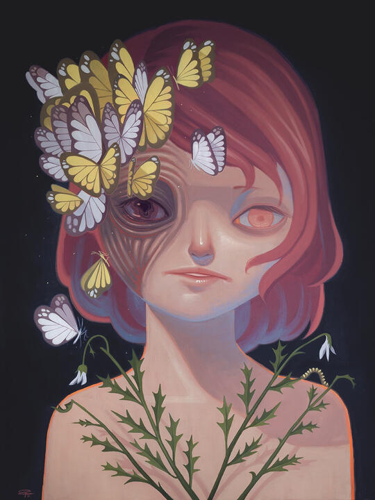 "Maybe I Don't Want To Die" 60 x 80 cm oil on canvas