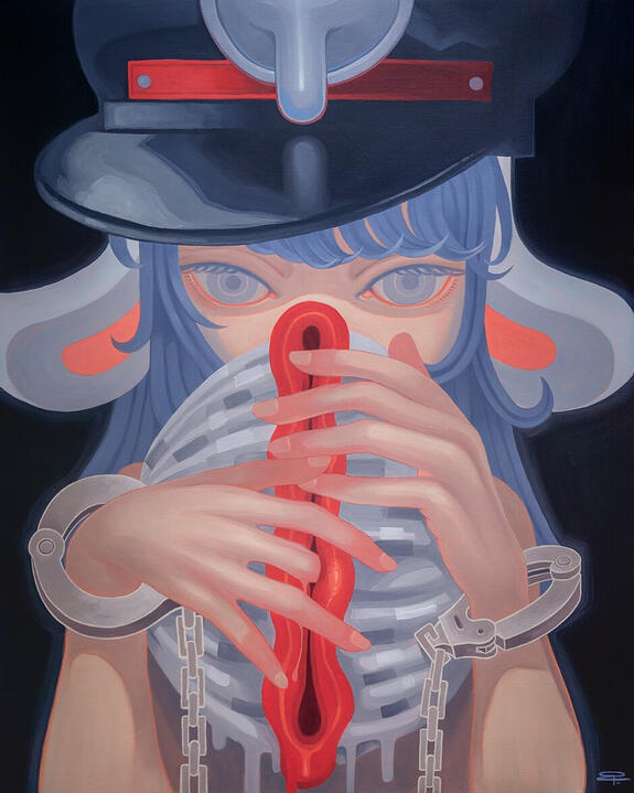 "Younger Clam" 80 x 100 cm oil on canvas